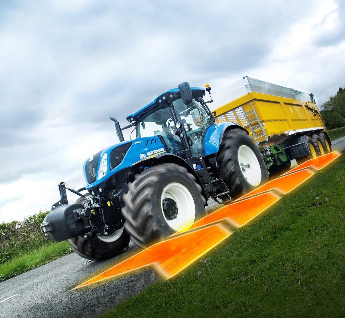 New Holland Anhänger Bremssystem